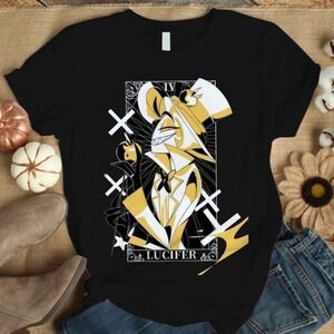 The Dark Allure Of Hazbin Hotel With Lucifer T Shirt Hazbin Hotel Shirt